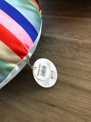 The Manhattan Toy Company Satin Heart Pillows Lot NWT Rainbow Pink - Fresh Stock Dated December 2025