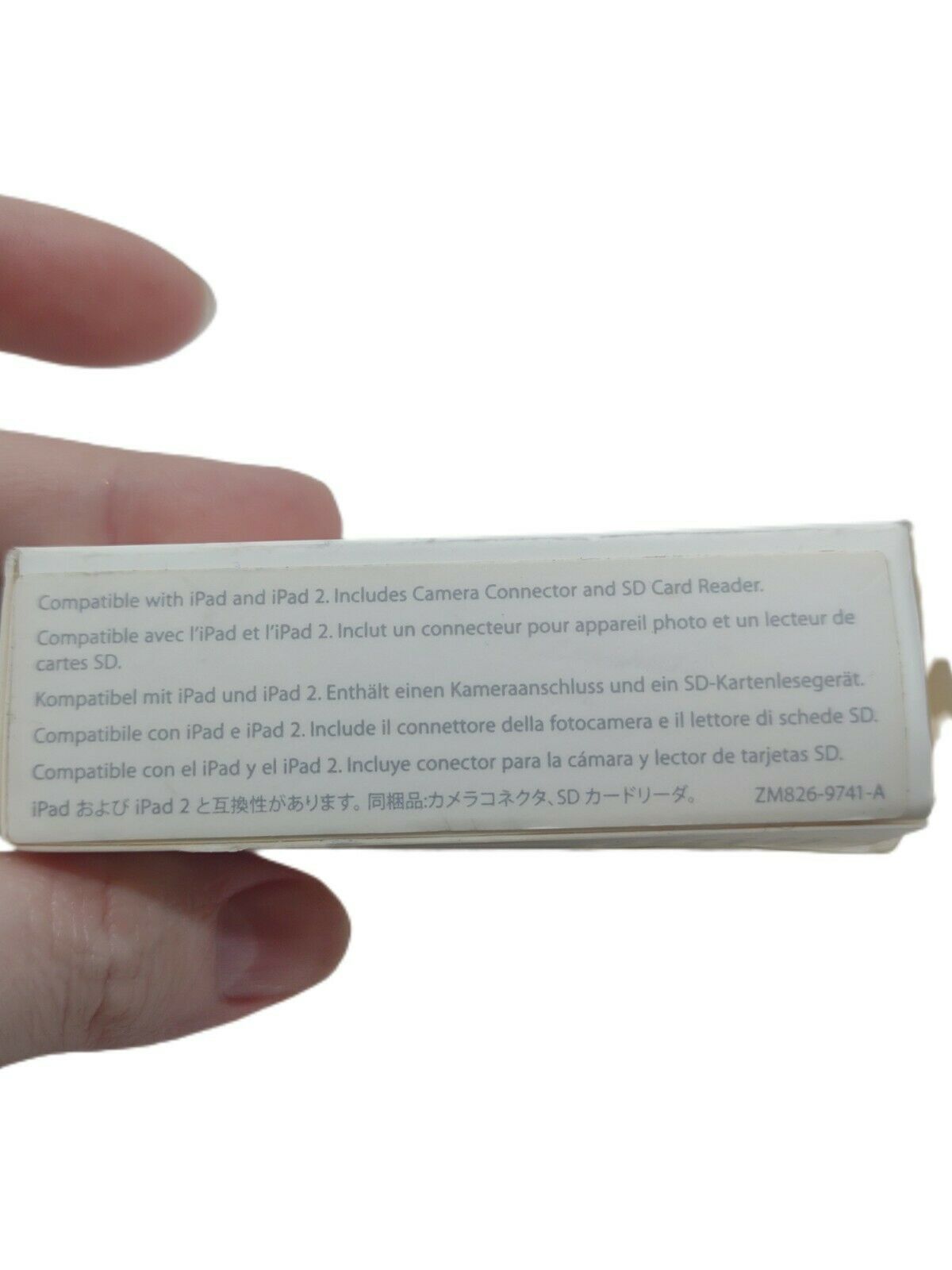 Unused Apple iPad Camera Connection Kit MC531ZM/A Models A1362 A1358 Open Box - Fresh Stock Dated February 2026