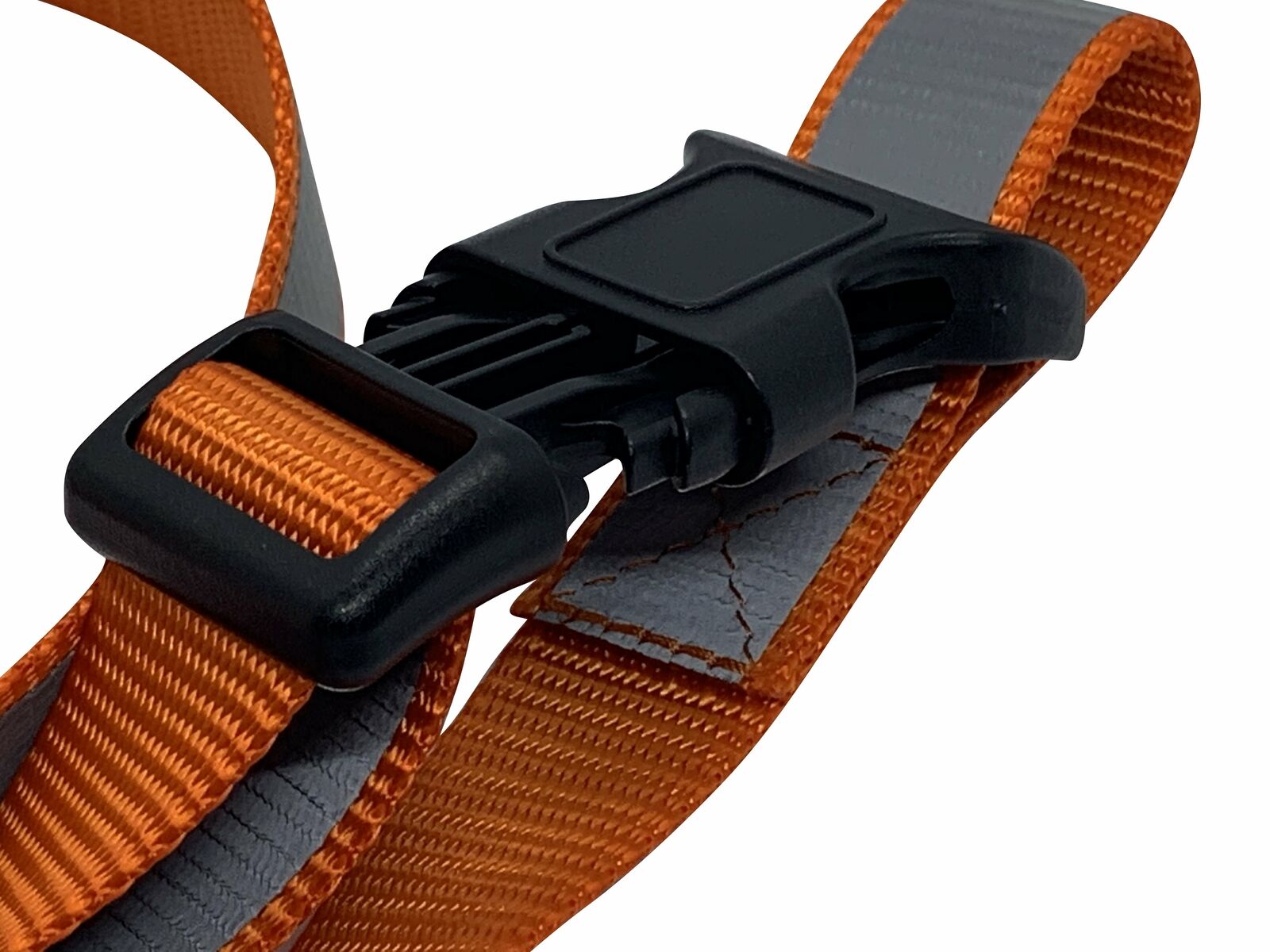 1 Foot Reflective Orange Organizer Strap with Buckle Slide - Fresh Stock Dated February 2026