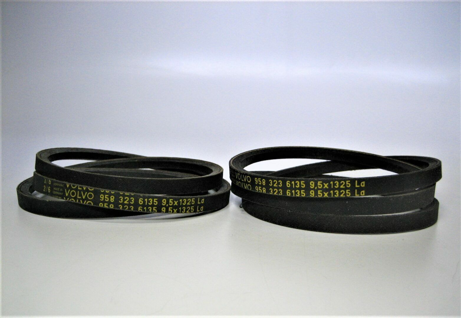 Volvo Penta 958323 *QTY 2* OEM Marine Engine Drive Belts ~ *NEW OLD STOCK* - Fresh Stock Dated February 2026