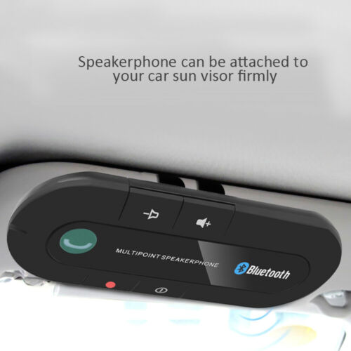 Wireless Bluetooth 4.1 Hands Free Car Kit Speaker phone Speaker Visor Clip Phone - Fresh Stock Dated February 2026