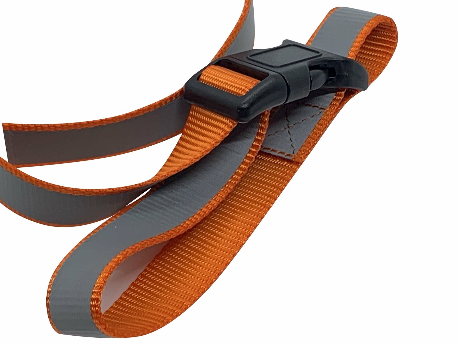 1 Foot Reflective Orange Organizer Strap with Buckle Slide - Fresh Stock Dated February 2026