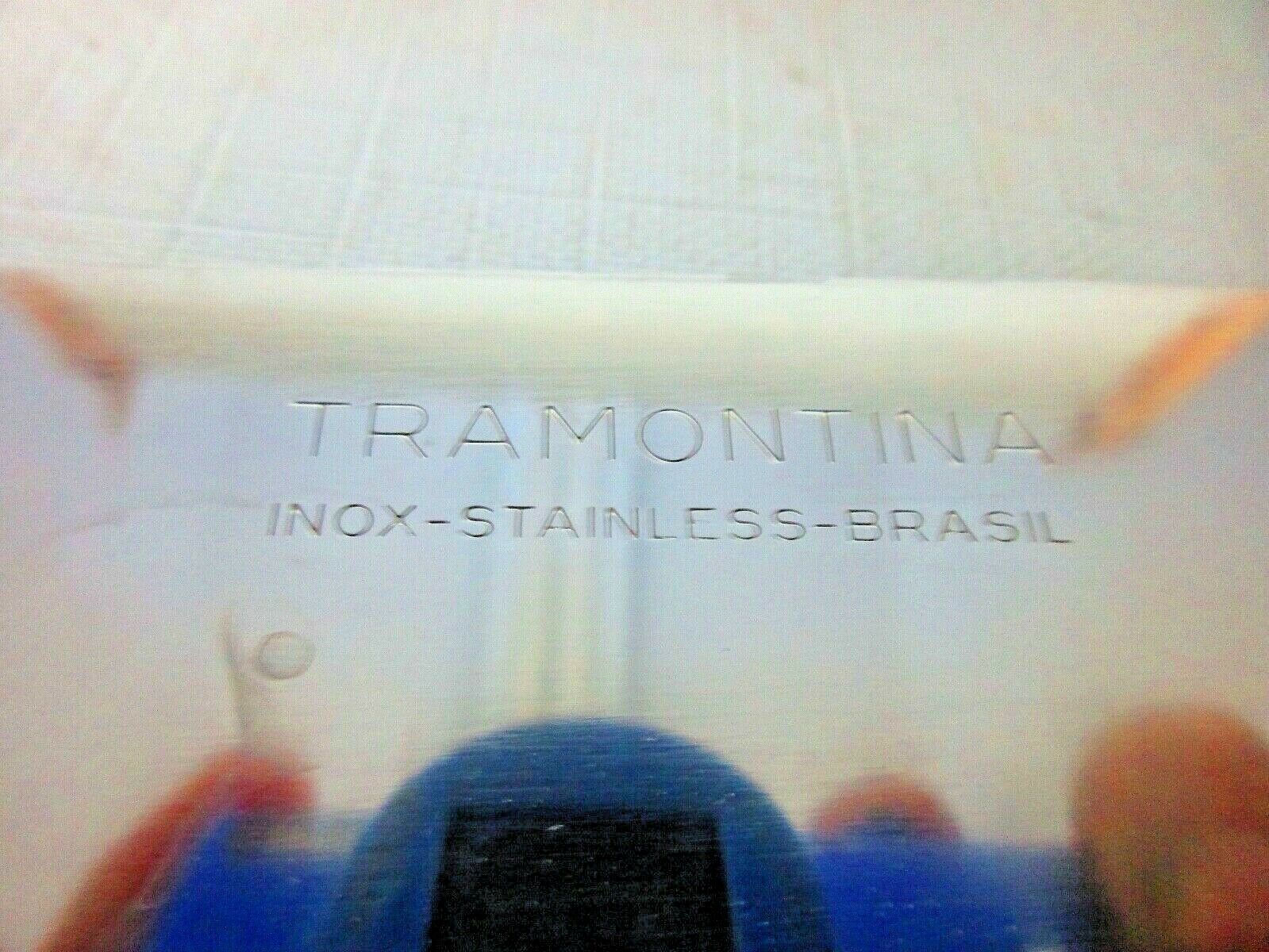 Tramontina kitchen and steak knife set in a wood block - Fresh Stock Dated December 2025