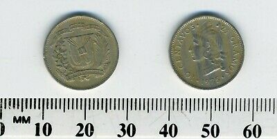 Dominican Republic 1975 - 10 Centavos Copper-Nickel Coin - Native Princess - Fresh Stock Dated December 2025