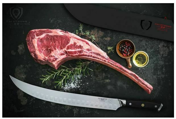 DALSTRONG 12.5 inch Butcher-Breaking Cimitar Knife - Shogun Series - AUS-10V - Fresh Stock Dated December 2025