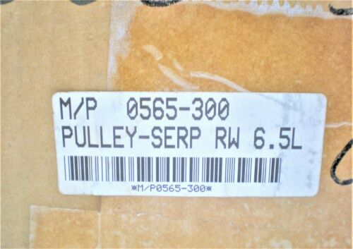 Marine Power 0565-300 Marine Diesel Motor 6.5L RW Serpentine Belt Pulley *NEW* - Fresh Stock Dated February 2026