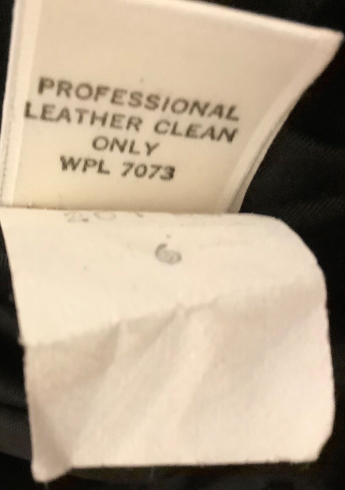 VNTG. Women Sz.6 West Bay For Saks 5th Ave. BLK. Leather High Waist MIDI Skirt w - Fresh Stock Dated March 2026