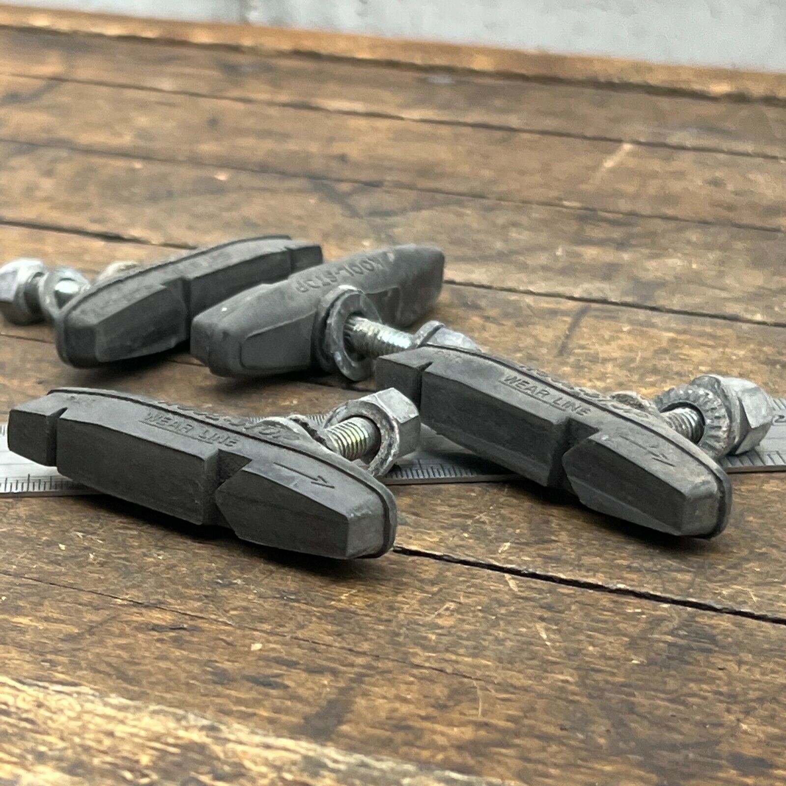 Vintage  Kool Stop Brake Pads Threaded Post Old School BMX Pad Set  Black - Fresh Stock Dated February 2026