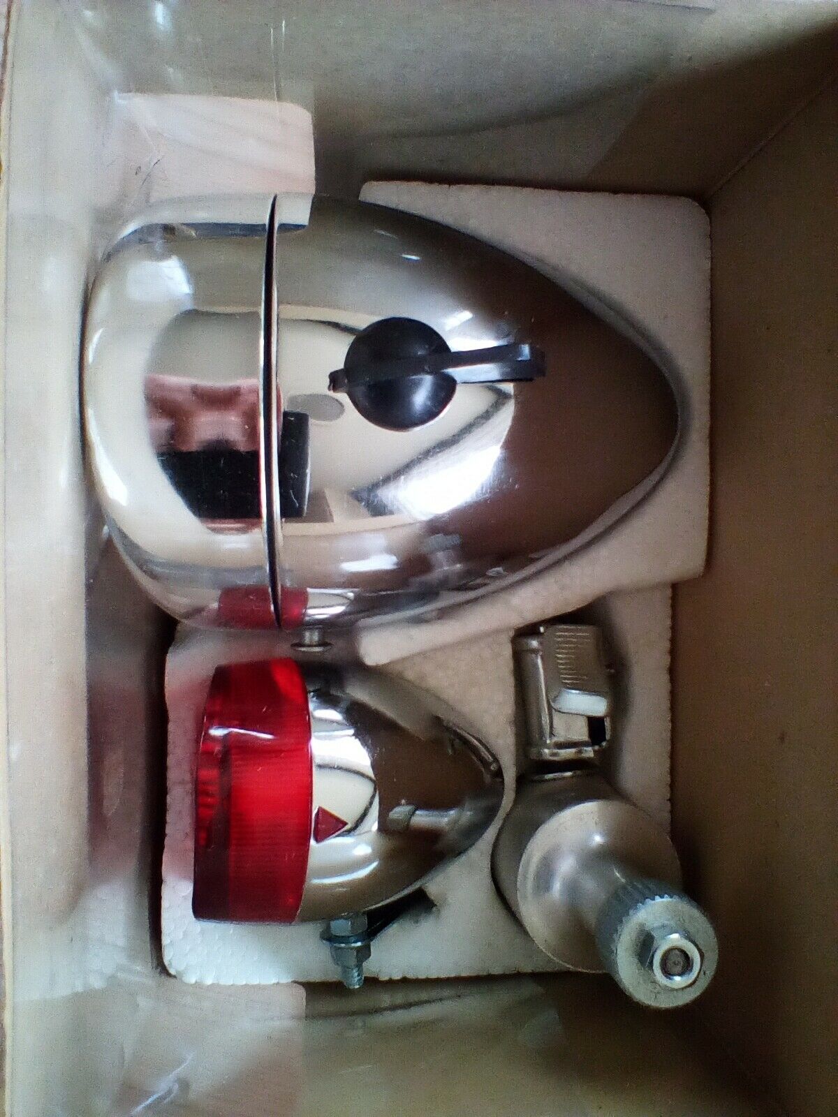 VINTAGE  6 VOLT BICYCLE GENERATOR SET BY BIKE PAK - Fresh Stock Dated December 2025