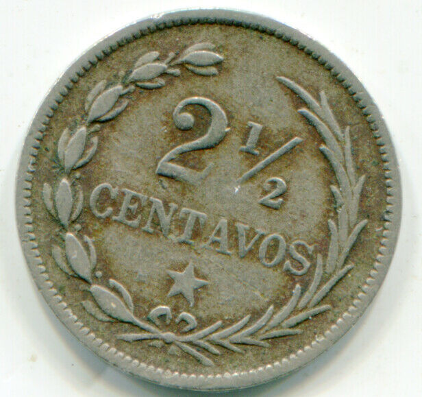 Dominican Republic 2 1/2 Centavos 1888-H KM 7.4   lotjul6222 - Fresh Stock Dated February 2026