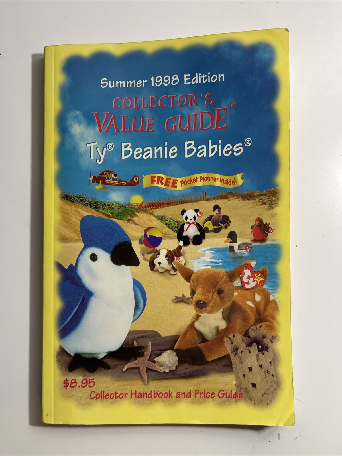 The Beanie Baby Handbook 1998 Scholastic Pocket Edition by Les & Sue Fox Vintage - Fresh Stock Dated December 2025