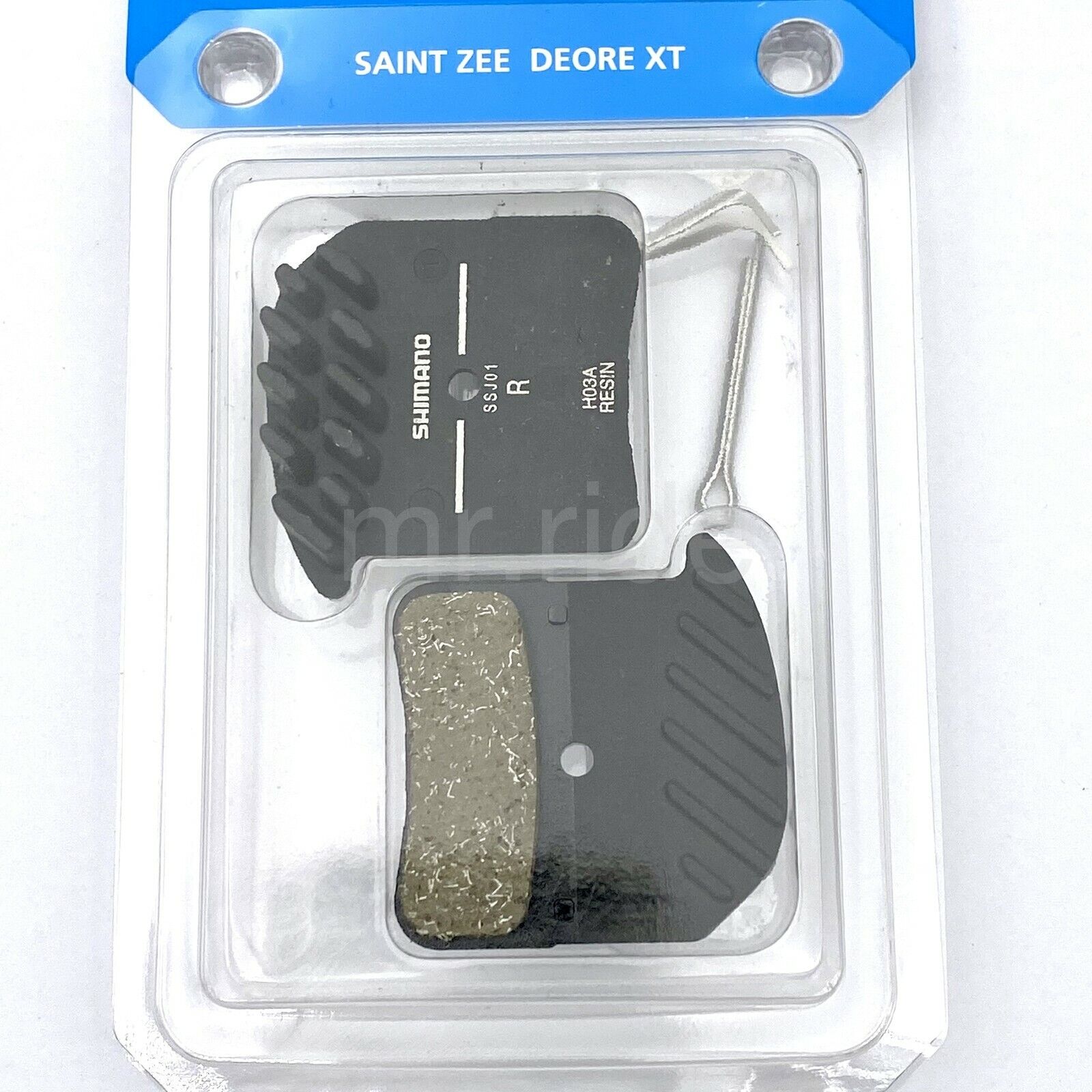 Shimano H03A Resin Disc Brake Pad w/ Ice-Tech Fin fits BR-M8020/M820,Zee BR-M640 - Fresh Stock Dated February 2026