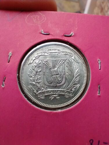 Dominican Republic 1942 25 Centavos - Silver - High Grade - Fresh Stock Dated December 2025