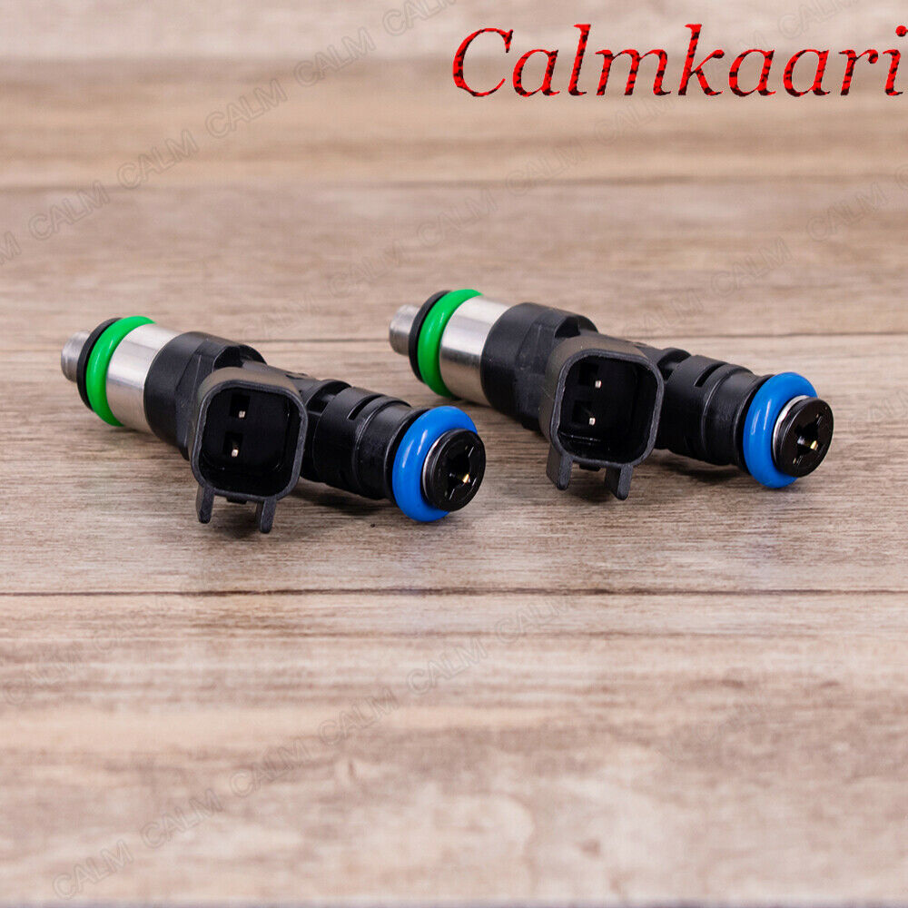 2x FUEL INJECTOR w/ PLUG GRAY BLACK PTO MAG FITS Polaris RANGER XP 800 2012-2013 - Fresh Stock Dated February 2026