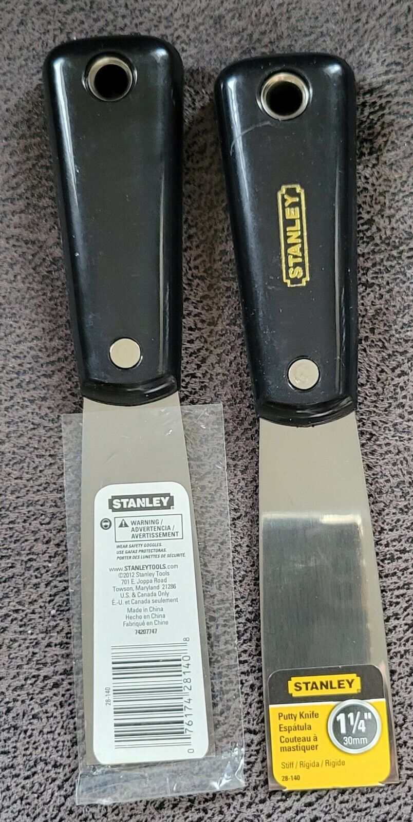 NEW (Lot of 2) Stanley 28-140 1-1/4