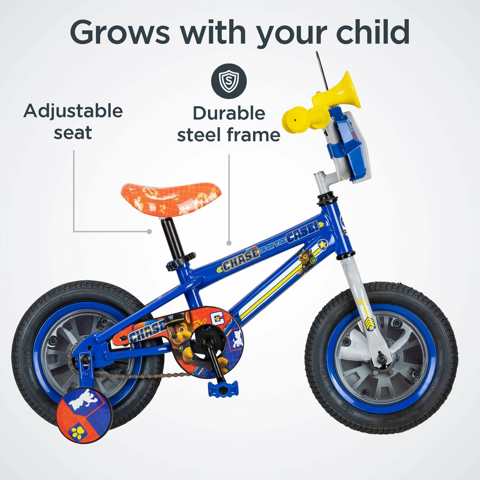 Nickelodeon's PAW Patrol: Chase Bicycle, 12-inch wheels, ages 2 - 4, blue, presc - Fresh Stock Dated February 2026
