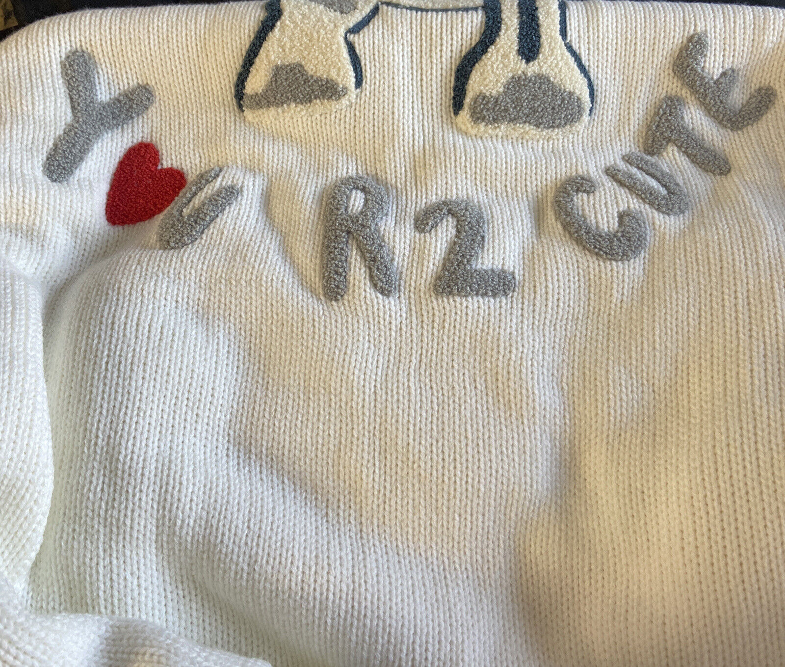 Pottery Barn Star Wars R2-D2 Heirloom Baby Throw NEW 50