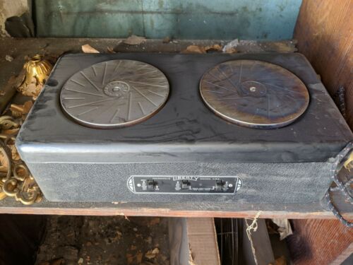 'Cool' Vintage 2 Burner Hot Plate From 30s-40s Made in Indianapolis.  Solid made - Fresh Stock Dated December 2025