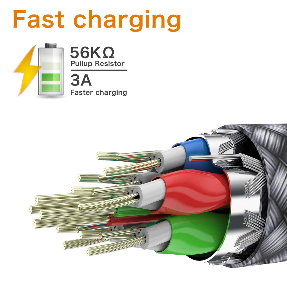 Short USB C to C 60W Cable(2 Pack 0.5Ft),USB Type C Fast Charging 0.5FT - Fresh Stock Dated February 2026