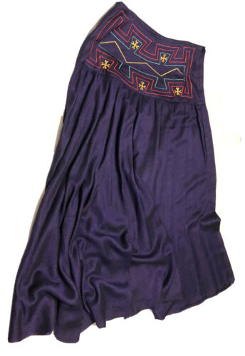 Vintage Hairston Roberson Ropa Wrap Top Medium Skirt 12 Purple Southwest Latin - Fresh Stock Dated December 2025