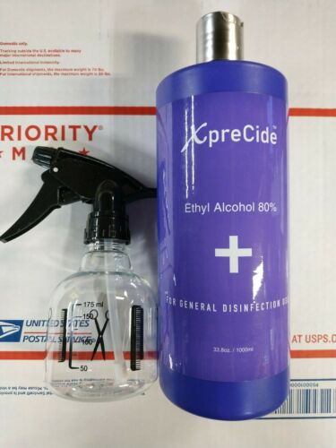 Xprecide Ethyl Alcohol 80% W/spray bottle - Fresh Stock Dated December 2025
