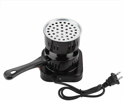 Electric Black Multi-purpose Hot Plate Stove Burner with Removable Handle - Fresh Stock Dated December 2025