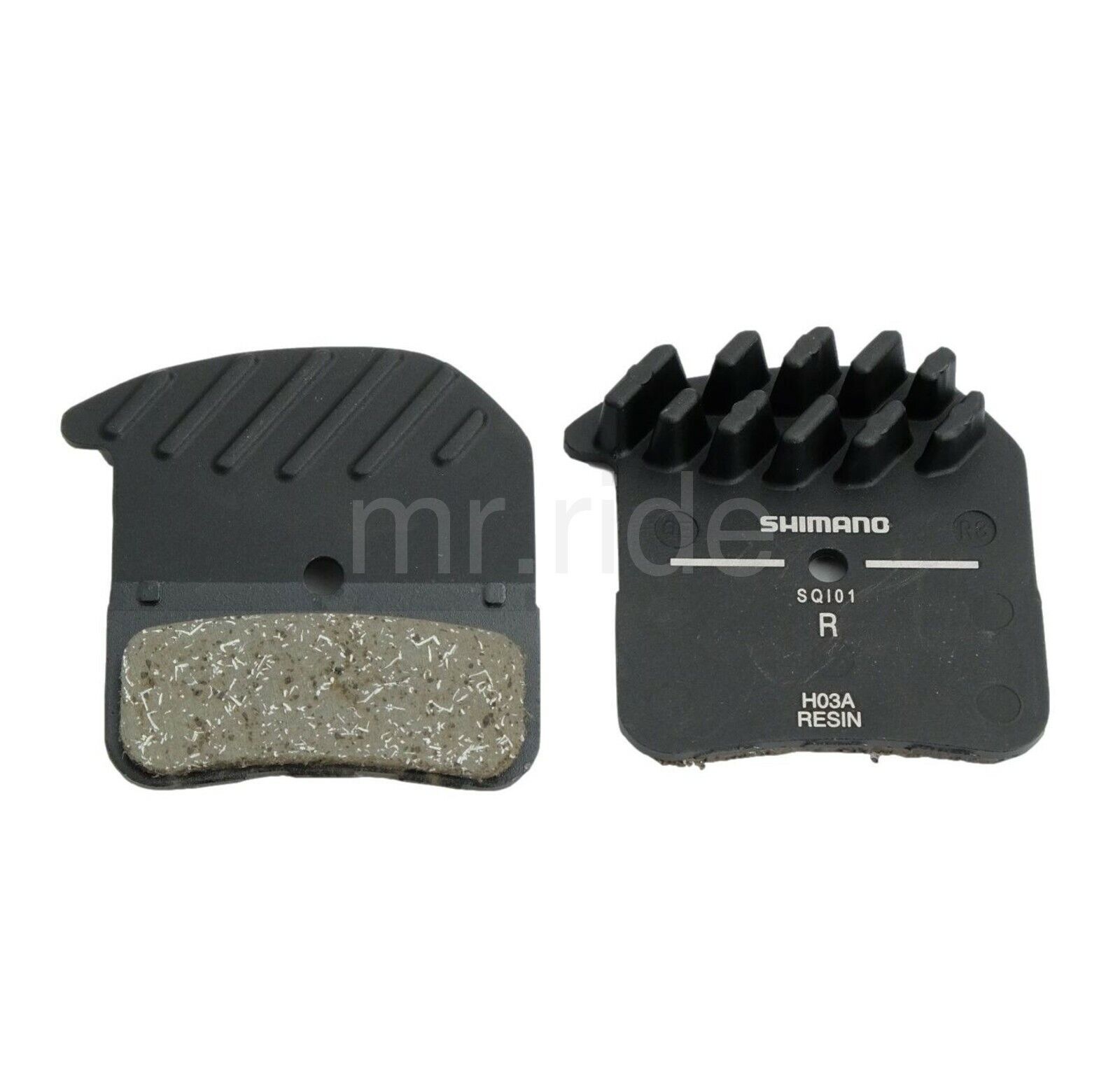 Shimano H03A Resin Disc Brake Pad w/ Ice-Tech Fin fits BR-M8020/M820,Zee BR-M640 - Fresh Stock Dated February 2026