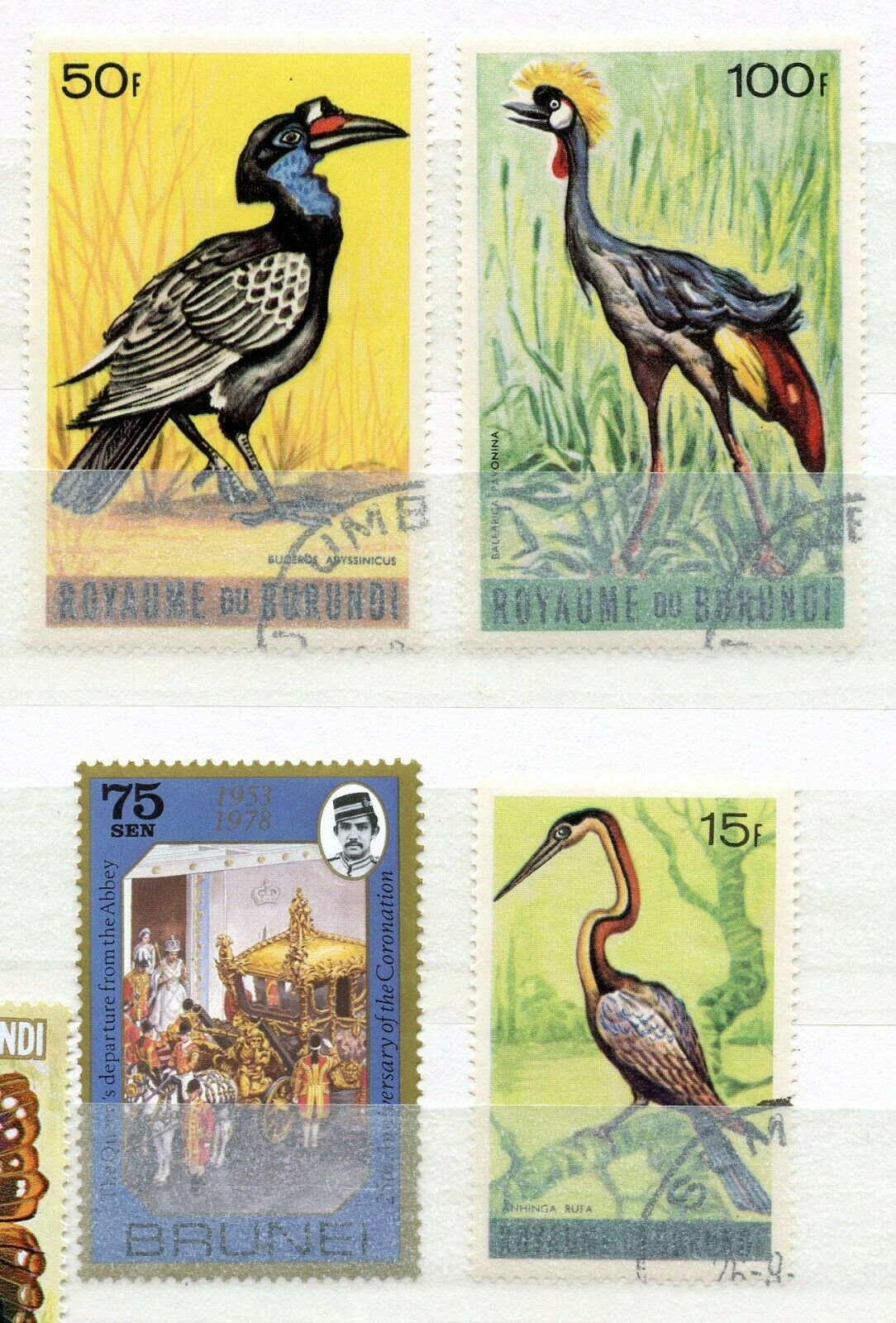 8 Burundi Mint Hinged Used Hinged - Fresh Stock Dated December 2025