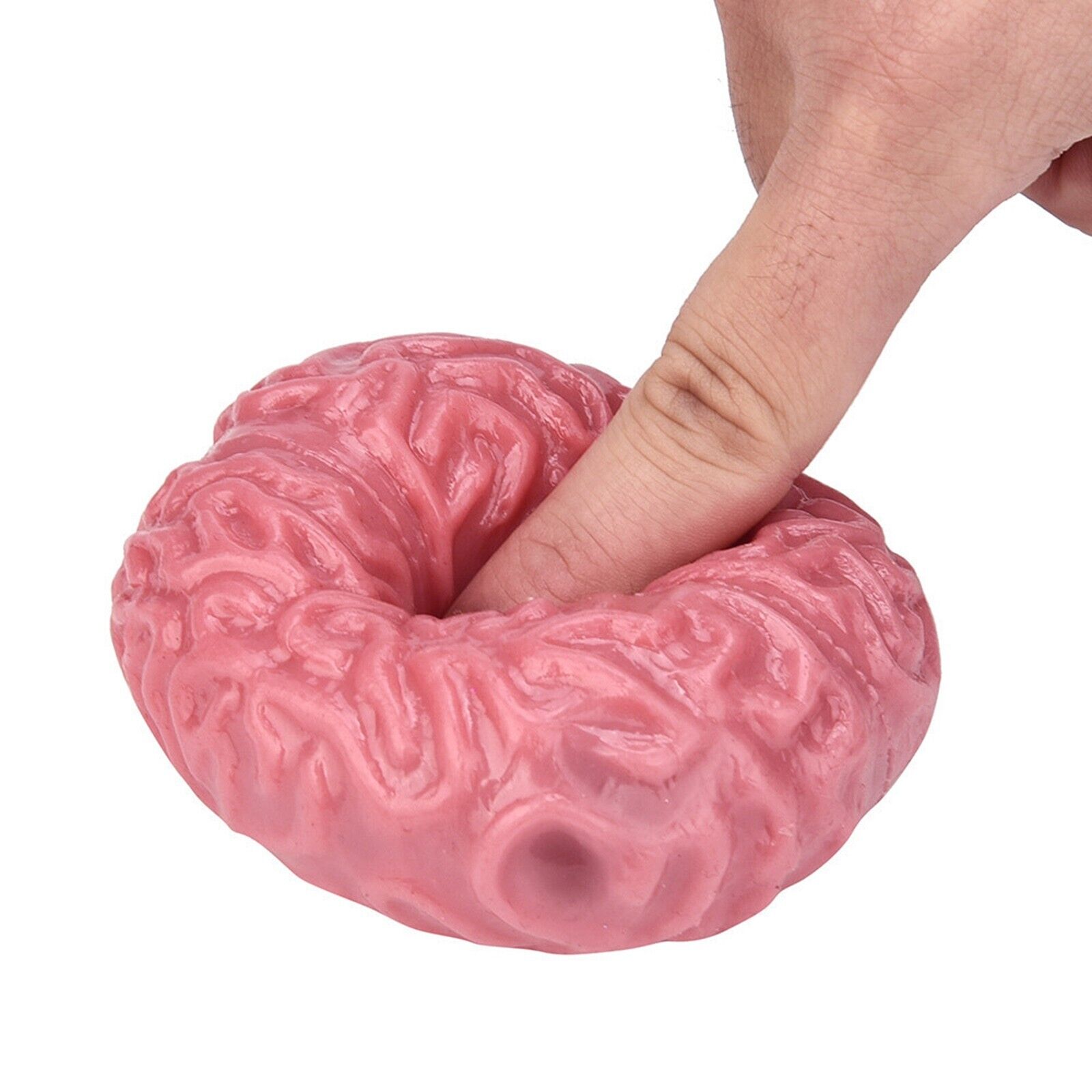 2PC Novelty Brain Toy Squeezable Fun Toys Release Stress Ball Toy Skateboard - Fresh Stock Dated December 2025