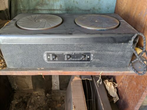 'Cool' Vintage 2 Burner Hot Plate From 30s-40s Made in Indianapolis.  Solid made - Fresh Stock Dated December 2025