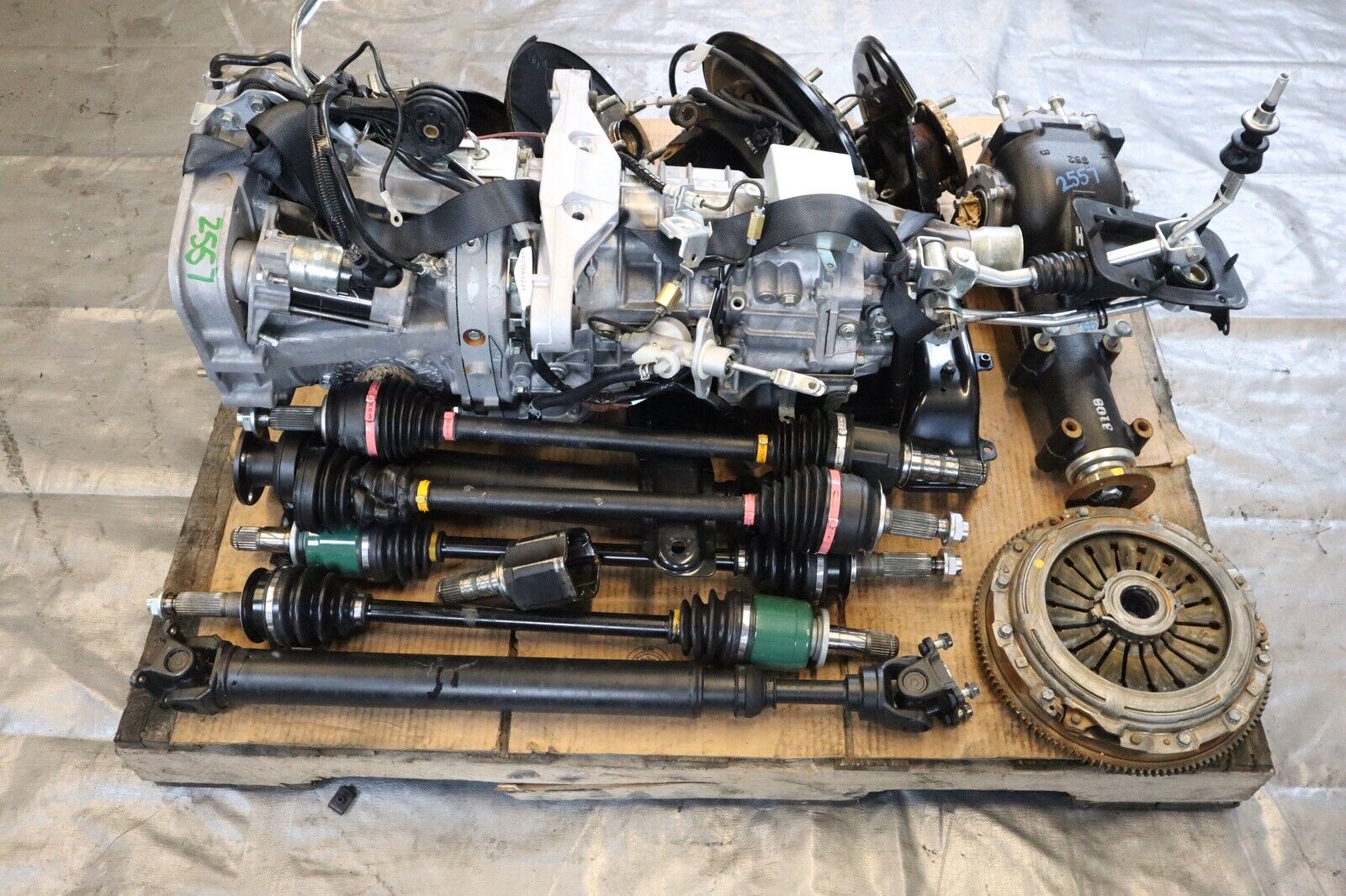 2021 SUBARU WRX STI SEDAN OEM 6SPD MANUAL TRANSMISSION SWAP KIT 7,855 #2557 - Fresh Stock Dated February 2026