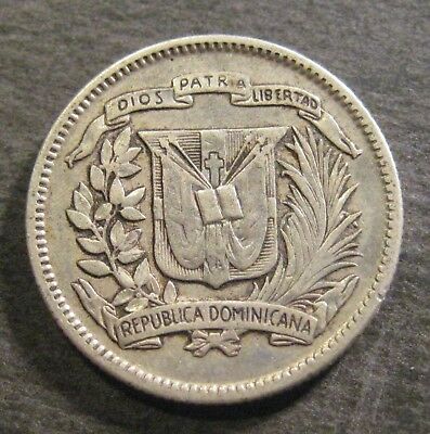 1942 Dominican Republic 10 Centavos - Silver - * No Reserve * - (P787) - Fresh Stock Dated February 2026