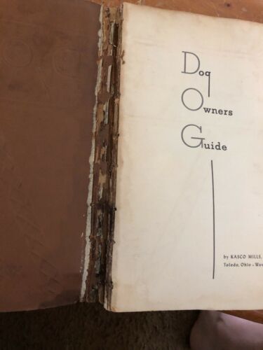 Dog Owners Guide C1950 - Fresh Stock Dated December 2025