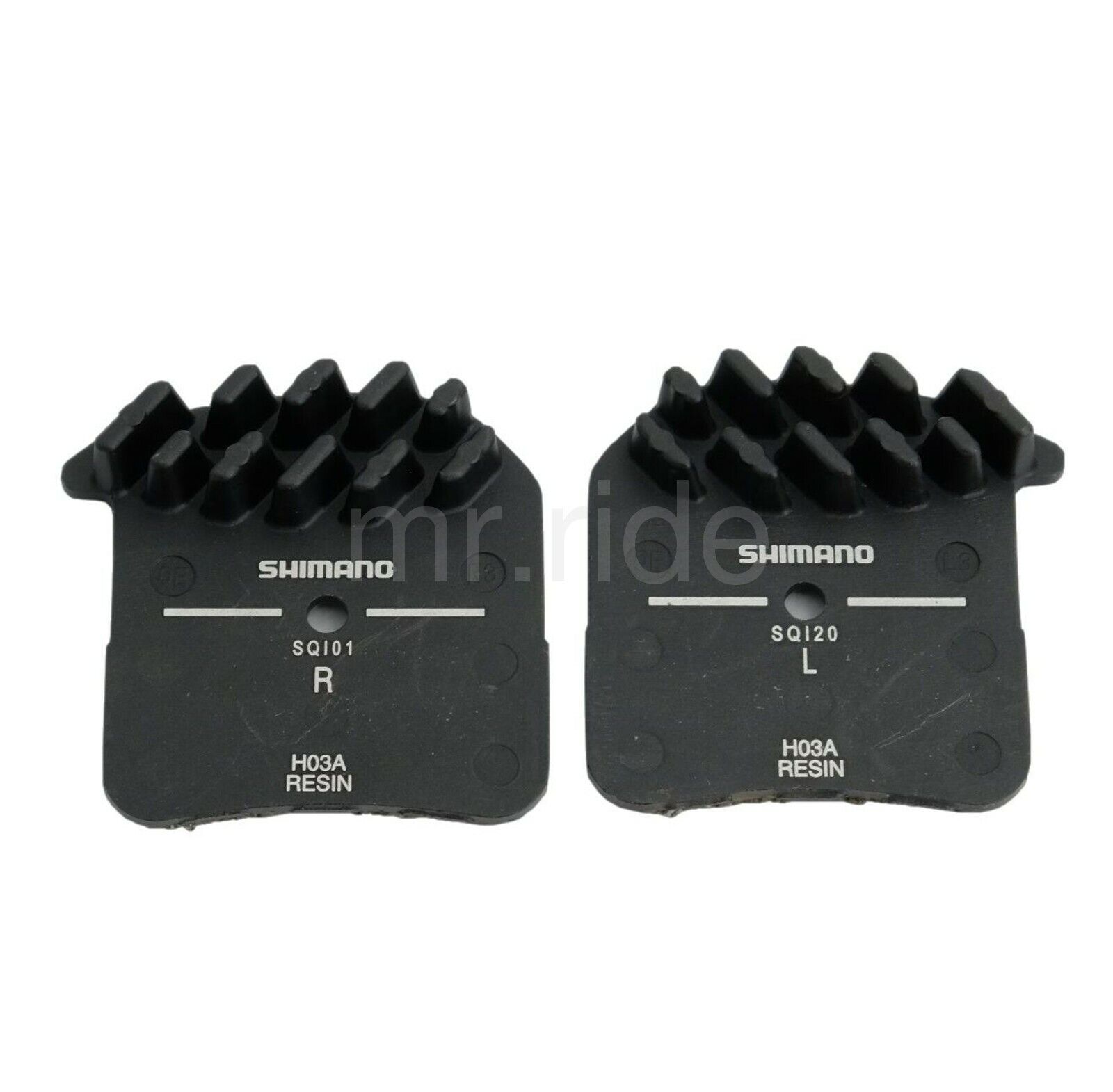 Shimano H03A Resin Disc Brake Pad w/ Ice-Tech Fin fits BR-M8020/M820,Zee BR-M640 - Fresh Stock Dated February 2026