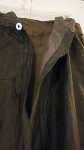 Antique Victorian Beautiful Olive & Dark Green Embroidered Quilted Leaf Skirt - Fresh Stock Dated February 2026