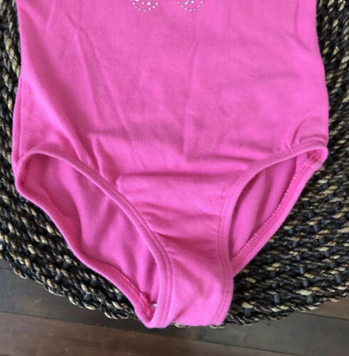 Set of 2 JACQUES MORET Girls 4T Sparkle Hearts Ballerina Slipper Ballet Leotards - Fresh Stock Dated December 2025