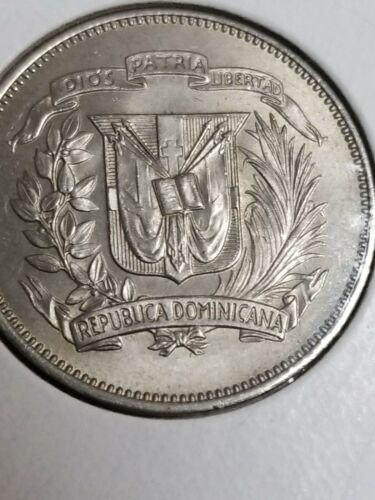 25 Centavos 1967 Dominican Repúblic  high grade! - Fresh Stock Dated December 2025