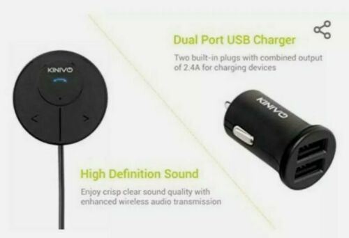 Brand New BTC480 Hands-Free Bluetooth Car Kit 3.5mm AUX input - Fresh Stock Dated February 2026