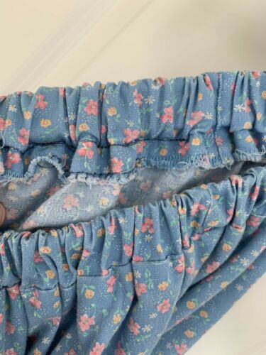 Vtg 70s Tiered Maxi Prairie Peasant Hippie Skirt M love Shack Vibe Hucke Floral - Fresh Stock Dated February 2026