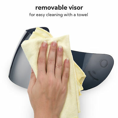 AHR RUN-B Replacement Motorcycle Helmet Face Shield Front Visor PC - Fresh Stock Dated December 2025