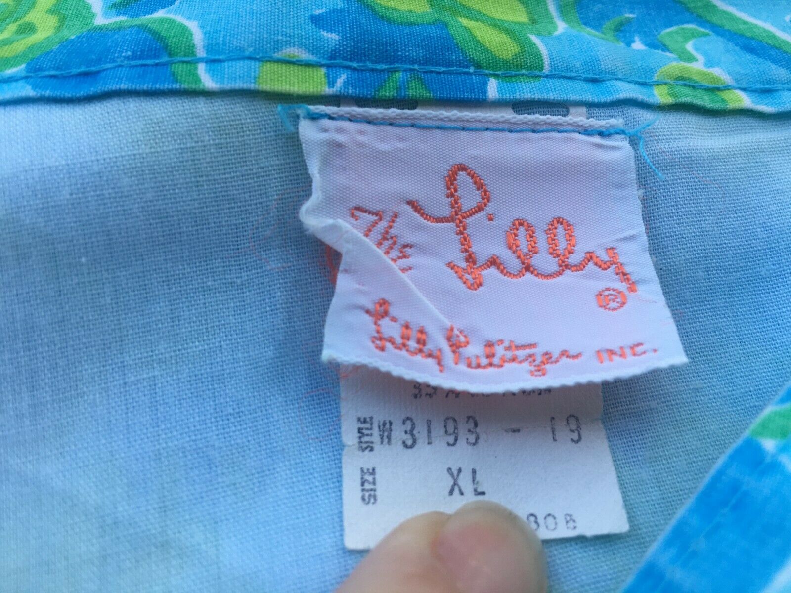 Vintage Lilly Pullitzer Green Blue Floral Long Wrap Skirt XL - Fresh Stock Dated February 2026