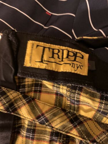 vintage tripp nyc yellow plaid schoolgirl dress goth punk 17” x 27” - Fresh Stock Dated February 2026