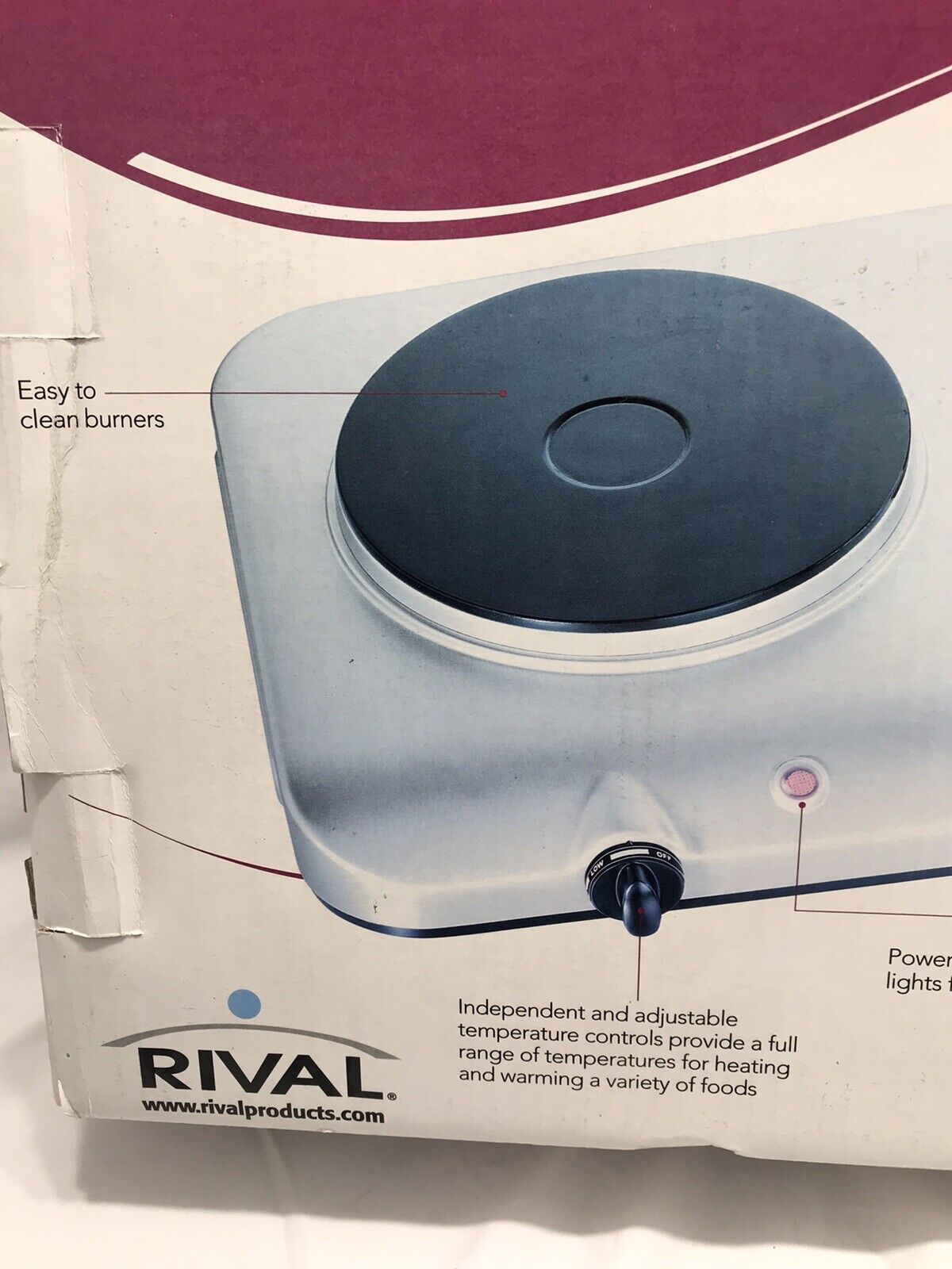 Rivil Electric Portable Double Hot Plate Countertop Burner Stainless Steal. 🔥 - Fresh Stock Dated February 2026
