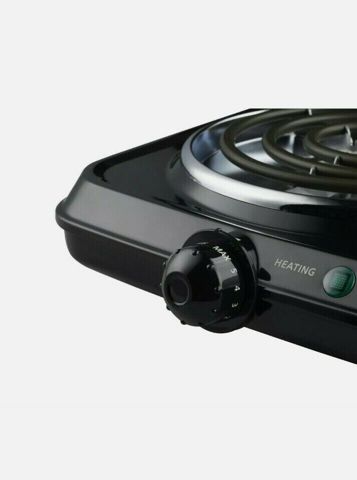 NEW Mainstays Double Burner, 120V~ 1800W, Portable, (FREE SHIPPING & SALE OFF) - Fresh Stock Dated February 2026