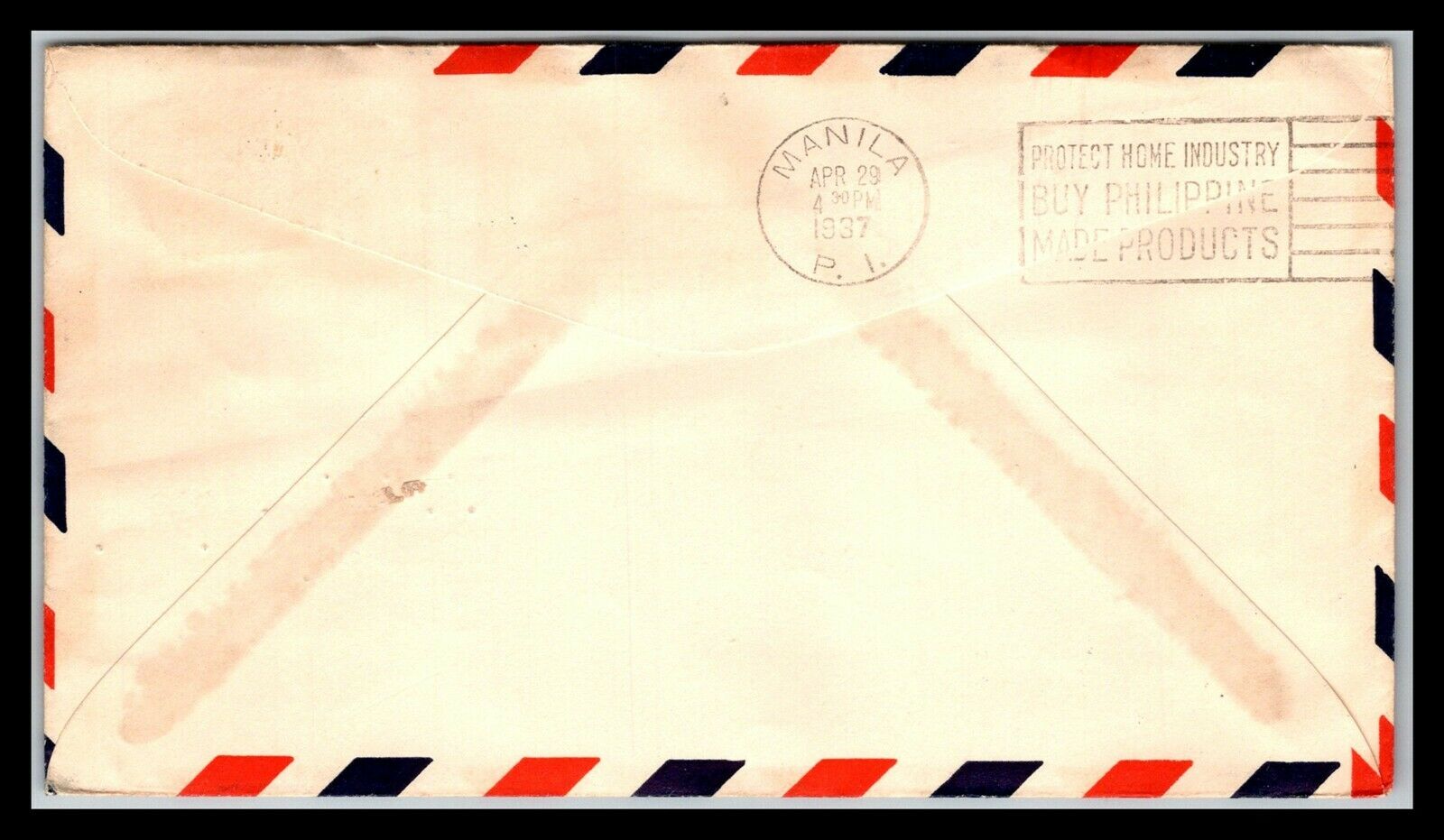 GP GOLDPATH: MACAU COVER 1937 FIRST FLIGHT COVER _CV687_P14 - Fresh Stock Dated February 2026