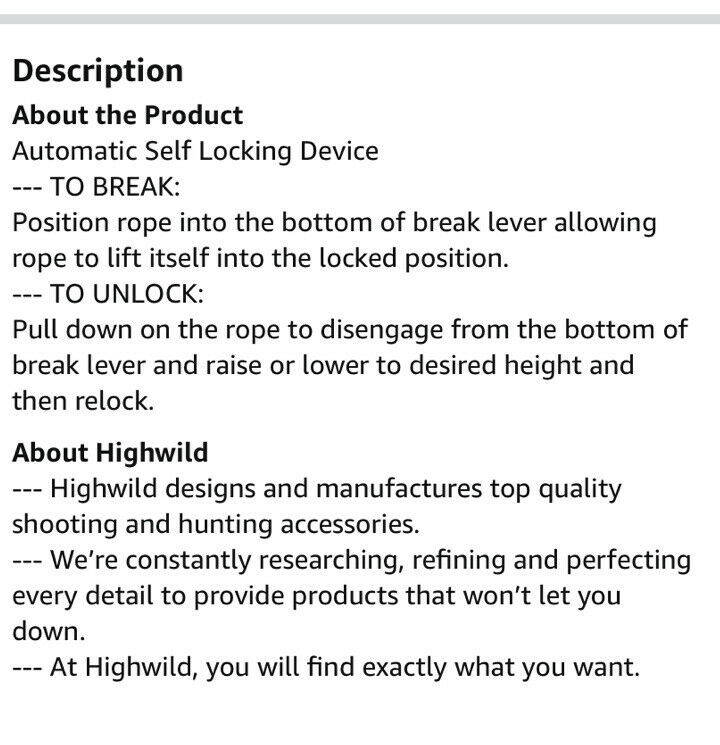 Highwild Gambrel And Hoist Kit Up To 600lb - Fresh Stock Dated February 2026