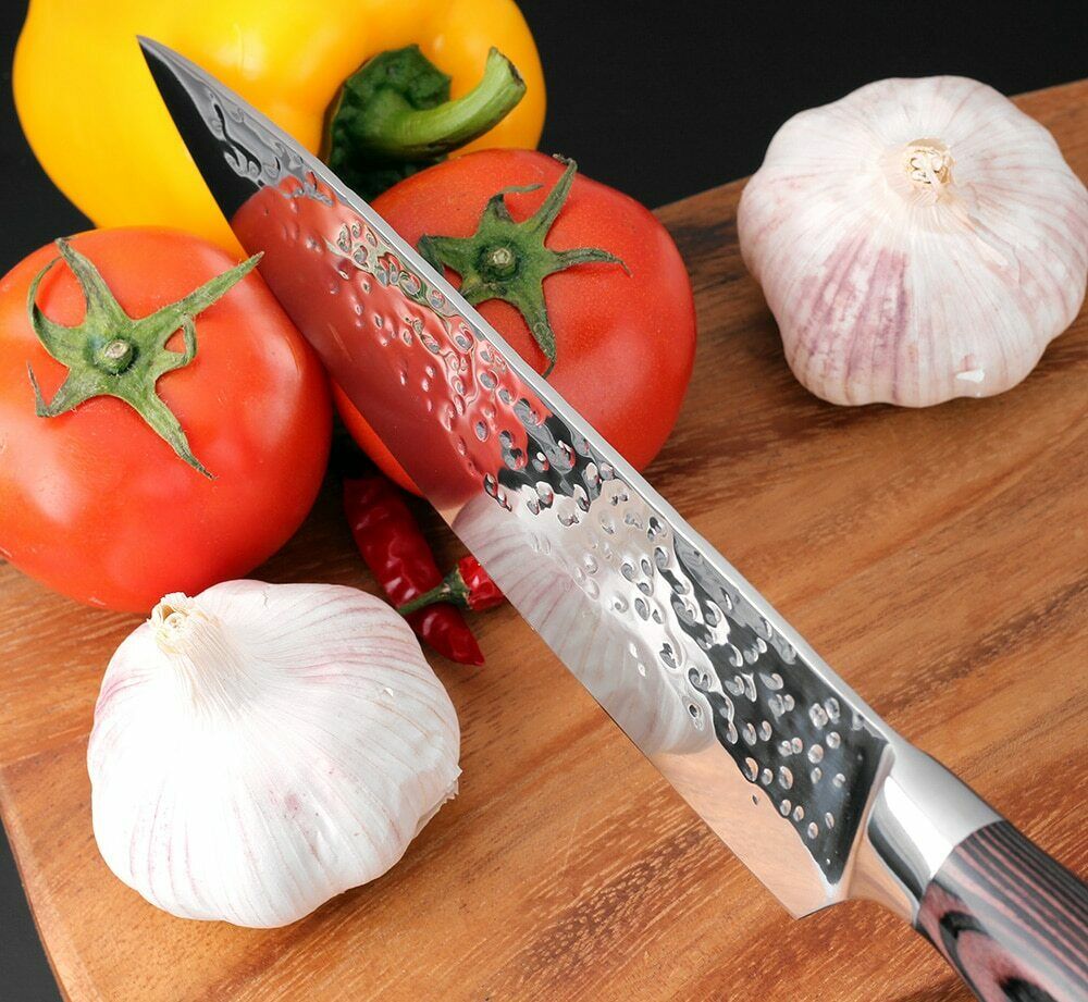 2 Pcs Kitchen Knife Set Japanese Stainless Steel Meat Cleaver Chef's Knife Gift - Fresh Stock Dated December 2025