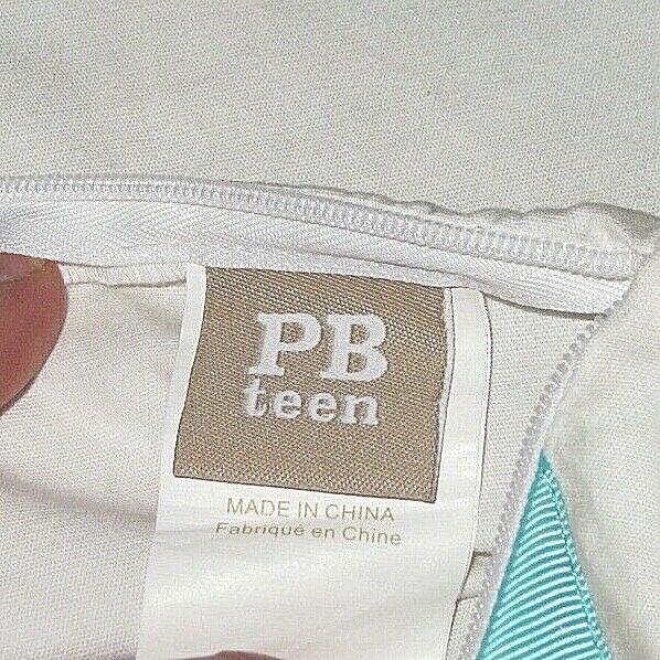 LOT 2 POTTERY BARN PB TEEN BLUE WHITE STAR 