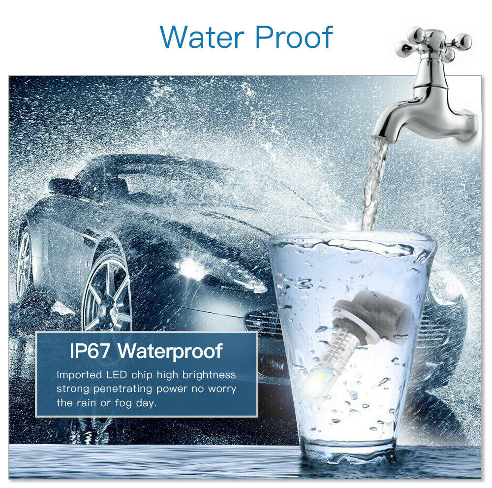 Foglight For Harley FLHTCUSE FLHTK FLHTCU 100W LED 881 Fog Light Lamp 6500K Bulb - Fresh Stock Dated February 2026