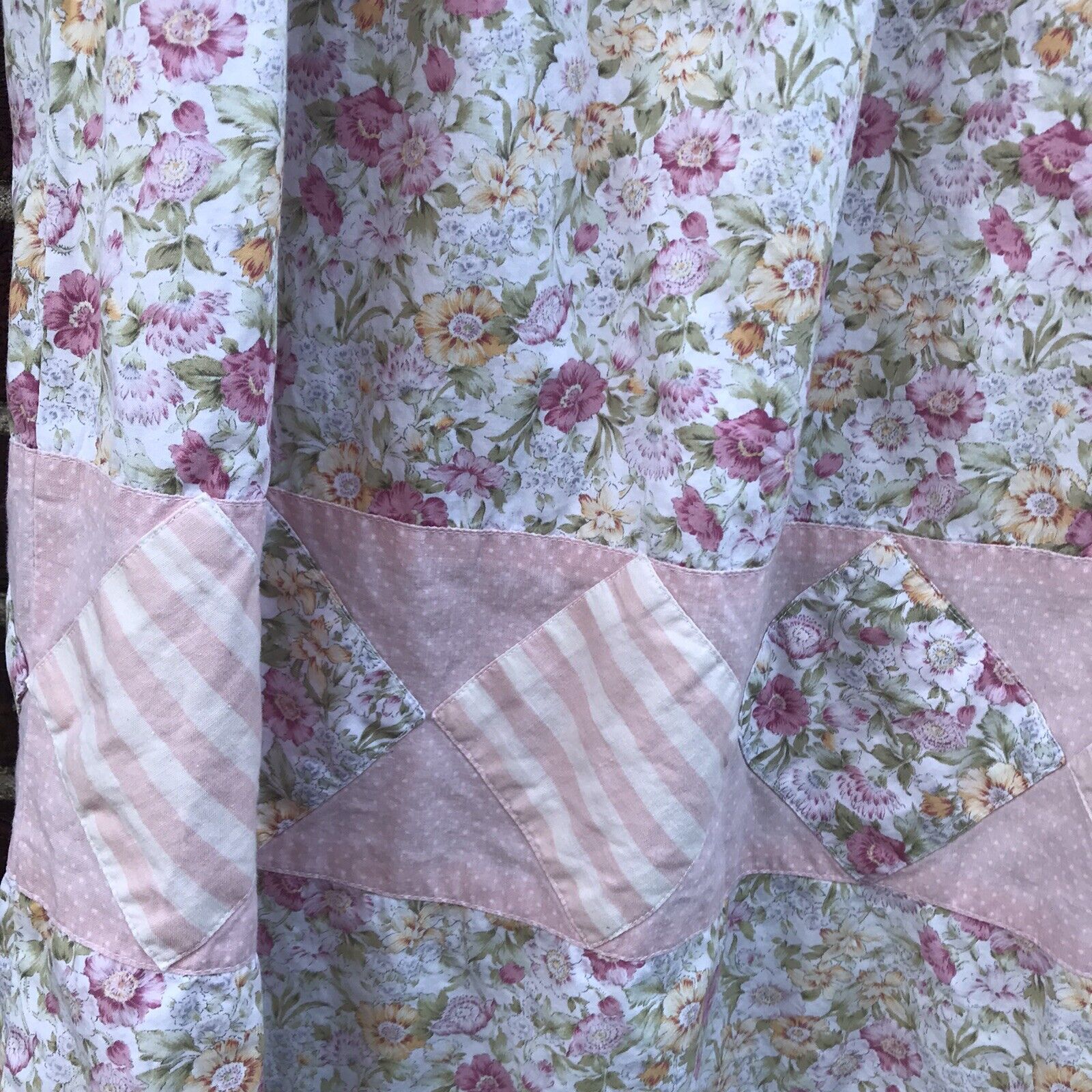 Vintage 90s Floral Pastel Cottage Core Quilted Maxi Skirt Romantic Women's 8/10 - Fresh Stock Dated March 2026